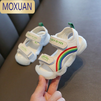MOXUAN儿童凉鞋2022夏季新款女宝宝透气软底包头鞋2-3-4岁男童洋气鞋子5