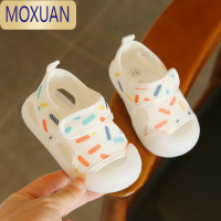 MOXUAN婴儿凉鞋儿童夏季学步鞋女宝宝鞋子小童软底防滑0一3岁不掉鞋男童