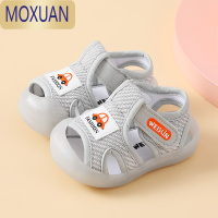 MOXUAN宝宝凉鞋防滑软底夏季0一1-2岁学步鞋女童婴儿鞋子春秋布鞋男包头
