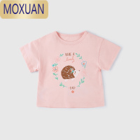 MOXUAN杰里贝比一岁女童t恤短袖夏婴儿宝宝小男童夏季上衣2儿童夏装男孩T恤
