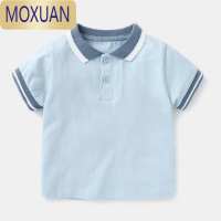 MOXUAN婴儿衣服POLO衫短袖T恤0-3岁男童夏装宝宝女小童上衣儿童幼儿外出