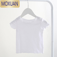 MOXUAN儿童T恤夏季婴儿上衣薄款奥代尔短袖打底衫男女宝宝百搭体恤
