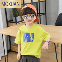 MOXUAN男童短袖T恤夏季2022新款薄款儿童体恤上衣中大童半袖衣服帅气潮