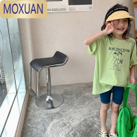 MOXUANleobaby女童短袖夏季新款儿童t恤韩版印花宝宝打底衫中大童上衣潮T恤