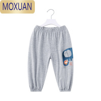 MOXUAN男童运动裤2022夏季新款儿童休闲裤宝宝防蚊裤薄款长裤子