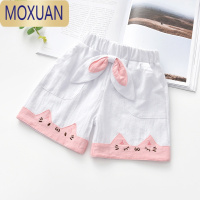 MOXUAN女童短裤夏季薄款沙滩裤女宝宝可爱百搭休闲裤儿童洋气裤子潮