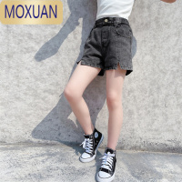 MOXUAN女童牛仔短裤儿童夏装裤子十岁女孩13洋气8外穿9小学生薄款夏季11