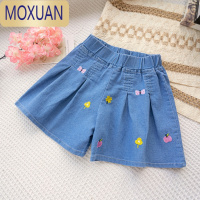 MOXUAN女童裤子夏季薄款儿童短裤外穿夏装裤子女大童牛仔女孩裙裤2022潮