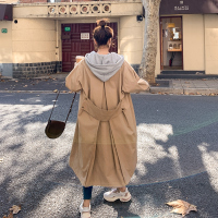 艳如飞chic卡其风衣女中长款2020春秋新款韩版宽松百搭过膝bf工装外套潮风衣