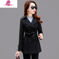 艳如飞女士风衣2020新款韩版大码显瘦春秋短款外套小个子气质修身女装潮风衣