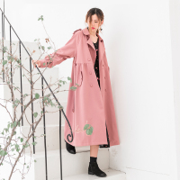 艳如飞风衣女2020秋季时尚大气长款过膝绑带收腰英伦风宽松韩版新款外套风衣