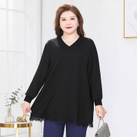 艳如飞膘儿妃超胖大码女装亮光胖mm连衣裙加肥加大码上衣体春装大码女装