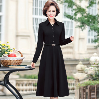 艳如飞嫁女儿妈妈礼服洋气中年春秋女连衣裙年轻丈母娘新娘结婚宴装高贵妈妈装