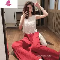 艳如飞三亚旅游衣服出游超仙海边度假拍照沙滩裙女装闺蜜套装旅行穿搭夏套装