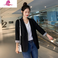 艳如飞网红小西装外套女2020夏季新款韩版气质薄款七分袖小个子休闲西服套装