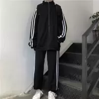 艳如飞学生韩版宽松显瘦运动套装女春秋季时尚洋气大码休闲两件套跑步服休闲运动套装