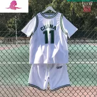 艳如飞夏季运动套装男女韩版潮流百搭宽松训练服球衣短袖t恤短裤两件套休闲运动套装