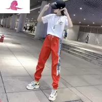 艳如飞抖音网红跳舞衣服潮牌时尚运动套装男女特色夏季休闲装两件套洋气休闲运动套装