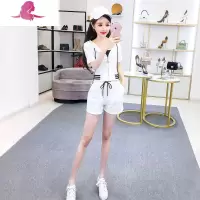 艳如飞夏装新款运动套装女小个子矮穿搭配洋气轻熟风时尚显高休闲两件套休闲运动套装