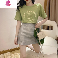 艳如飞网红炸街可盐可甜套装小个子显高减龄洋气时尚气质轻熟两件套裙子套装