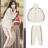 艳如飞网红时尚洋气运动套装女春秋季学生韩版宽松显瘦休闲两件套跑步服休闲运动套装