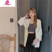 艳如飞意芭舒慵懒风雪纺衬衫女早秋薄款长袖衬衣外套韩版设计感宽松上衣衬衫