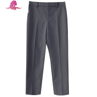 艳如飞烟管西装裤女春秋夏宽松休闲直筒裤高腰显瘦小脚百搭正职业工作裤休闲裤