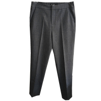 艳如飞韩版小脚九分西装裤女春秋新款修身显瘦OL职业宽松直筒烟管裤学生休闲裤