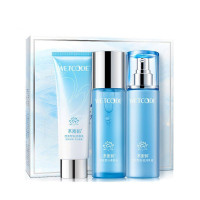 水密码套装雪颜萃沁滢透白护肤礼盒(洁面+水+乳)