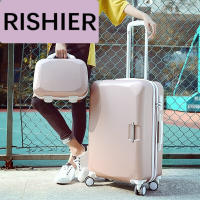 日示儿米兔拉杆箱子母拉杆箱 行李箱子母箱旅行箱包万向轮密码箱ABS箱子20/24/28吋男韩版拉箱JD