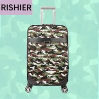 日示儿手拉箱行李箱男 学生 时尚潮流行礼拉箱中国风迷彩拉杆箱男女万向轮24旅行皮密码拖箱26英寸军绿色D