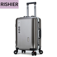 日示儿 〖好货〗商务铝框24寸拉杆箱万向轮行李箱26寸旅行箱男结婚箱学生箱子