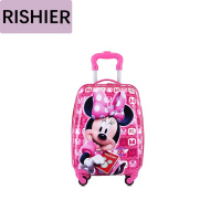 日示儿儿童拉杆箱行李箱1618寸定制可爱卡通四轮拖箱男女宝学生旅行箱