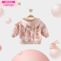 七斓女童外套春秋外出炸街上衣儿童洋气时髦外衣婴幼儿秋装兔宝宝衣服