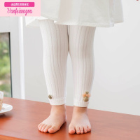 七斓女童孩肤白色可开裆宝宝卡通打底裤子小中大儿童春秋冬加厚薄绒款