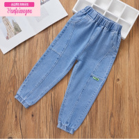 七斓童装男童牛仔裤时尚宽松版中大童2022新款韩版舒适款儿童裤子潮童