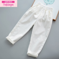七斓儿童薄裤子 夏末秋初宝宝棉质裤软软裤 男女童柔软舒适棉布长裤子