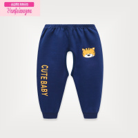 七斓婴儿长裤男女宝宝休闲裤春秋训练裤交叉裆开裆裤子无骨男童女童裤