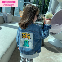 七斓沫沫家定制童装2022新款宝宝早秋洋气牛仔衣儿童春装女童春秋外套