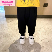 七斓板牙男童运动裤子秋装春秋款婴儿童装小童宝宝卫裤洋气休闲潮1556