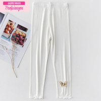 七斓女童打底裤夏季薄款儿童裤子春秋外穿莫代尔宝宝防蚊裤夏天长裤子