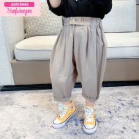 七斓宝宝休闲裤春秋1-3岁婴儿大PP裤宽松5儿童裤子弹力男女童夏装垮裤