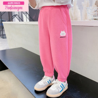 七斓女童裤子外穿2022春秋季新款洋气时髦女宝宝儿童装秋装百搭休闲裤