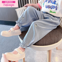 七斓女童牛仔裤春秋2022新款外穿宝宝夏季洋气夏装薄款儿童装秋装裤子