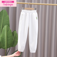 七斓女童裤子春夏男童运动裤新款中大儿童夏装休闲裤外穿薄款卫裤