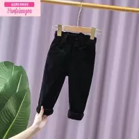 七斓女童洋气长裤2022新款儿童外穿萝卜裤花苞裤小宝宝春秋装薄款裤子