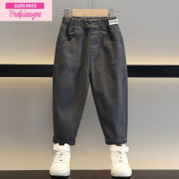 七斓童裤男童裤子春秋装2022新款洋气宝宝长裤潮小儿童帅气工装休闲裤