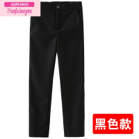 七斓儿童裤子男童中大童校服裤英伦黑色合唱主持人背带裤藏青礼服西裤