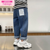 七斓儿童装中大童防蚊裤子秋季春秋广州新塘牛仔裤夏装2022新款潮男孩