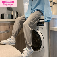 七斓12岁大童休闲运动裤子13胖女孩15初中学生宽松百搭束脚卫裤春秋季